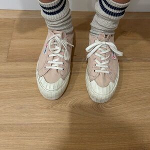 Supers platform Pink Sneakers with White Soles 7.5 EU38